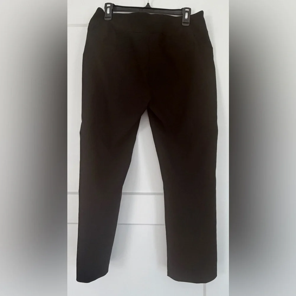 EUC Lulu-B Women’s Black Pull-On Stretchy Comfy Capris, Size 12‎